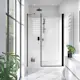 Duschdörr Strømberg Noma 45 med Sidopanel Nisch