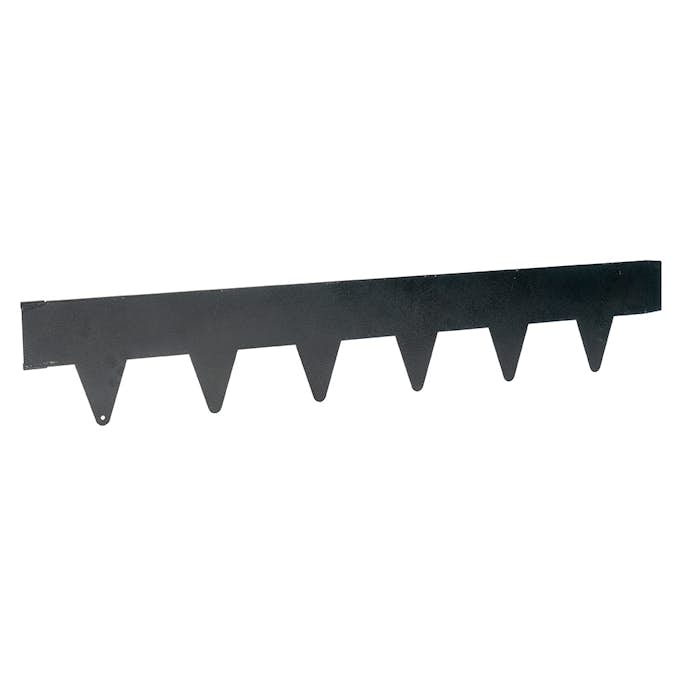 Kantskydd Kreativ Skotte Garden Rabattkant Svart Stål 16X100 cm 4-Pack för Gräskant & Grusgång