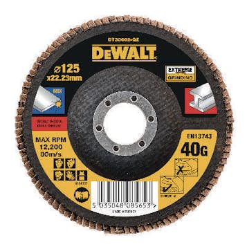Lamellrondell DeWalt DT30602 125X22,2 mm Extreme 40K