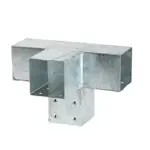 Cubic Förlängingsbeslag dubblet - till 9×9 cm stolper