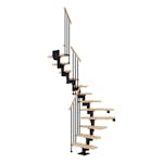 Spartrappa Dolle Dublin Bok Steg 1/2 Svängd Classic III Räcke