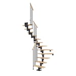 Spartrappa Dolle Dublin Bok Steg 1/2 Svängd Classic III Räcke