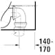 Toalettstol Duravit Me by Starck 217009