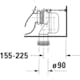 Toalettstol Duravit Me by Starck 217009
