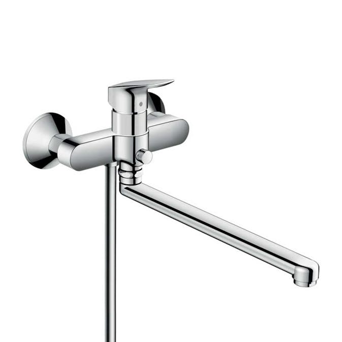 Dusch- och Badkarsblandare Hansgrohe Logis med Lång Pip