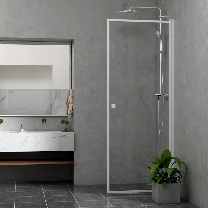 Duschdörr Bathlife Profil Rak Vit