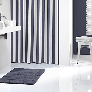 Duschdraperi Sealskin Linje Polyester