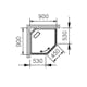 Duschkabin INR Bric Modell 2