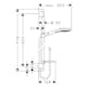 Duschset Hansgrohe Raindance Select E 120 3jet EcoSmart 65 cm