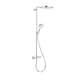Duschset Hansgrohe Raindance Select S 240 2-jet Showerpipe Vit/Krom