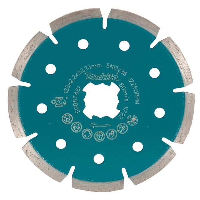 Diamantklinga Makita E-02076 125 mm X-Lock