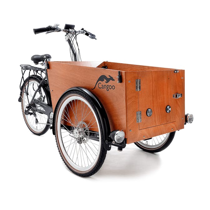 Elcykel Cangoo Cargo Lådcykel T6 26 Grå