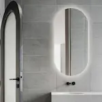 Spegel Vidi Edith med LED-belysning