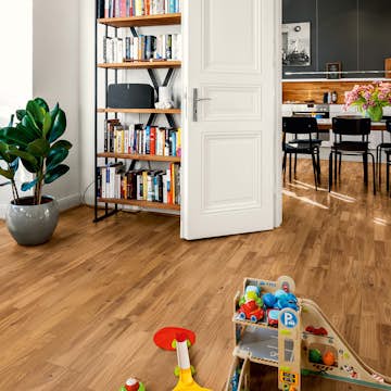 Parkettgolv Berg & Berg Ek L Vild Borstad Naturolja 3-Stav