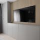 Akustikpanel Wood on wall Ek Vitlackad