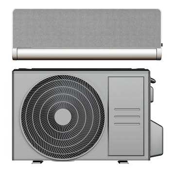 Värmepump ELL Front Silver