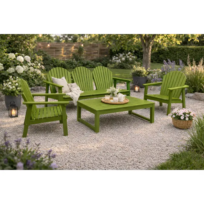 Trädgårdsgrupp Eden Wood Sandhamn Loungegrupp i målad furu