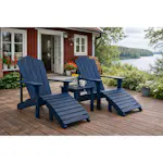 Däckstol Eden Wood Mölle Inkl Fotpall