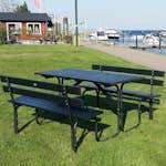 Bänkbord Utomhus Eden Wood Stålpicknick 150