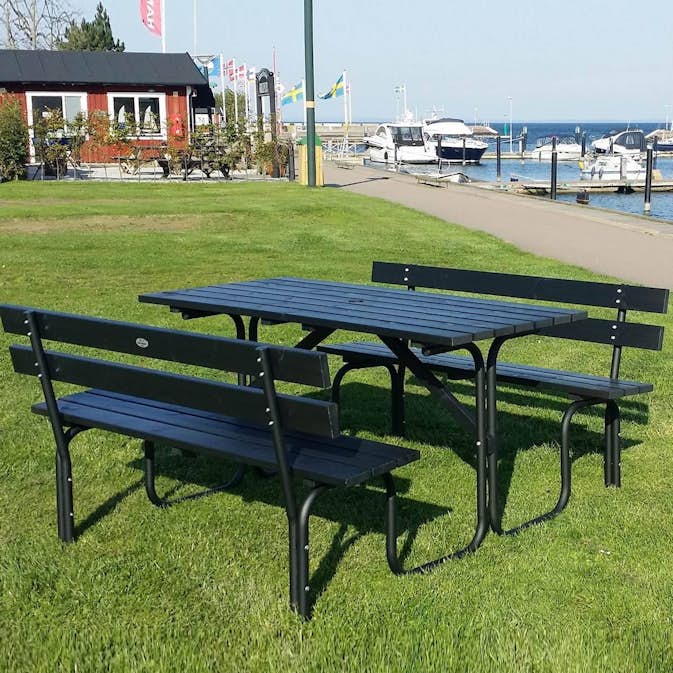 Bänkbord Utomhus Eden Wood Stålpicknick 150