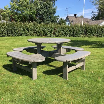 Bänkbord Utomhus Eden Wood Rondo