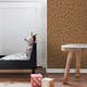 Tapet ESTAhome Prickar Orange Och Svart EW139257