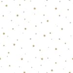 Tapet ESTAhome Små Stjärnor Vitt Och Guld EW139259
