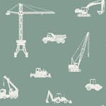 Tapet ESTAhome Fordon Gråaktigt Mintgrönt EW139264