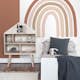 Fototapet ESTAhome Regnbåge Röd, Rosa Och Beige EW159053