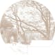 Tapet ESTAhome Skog Med Djur Beige EW159085