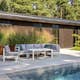 Loungebord Utomhus Eden Wood Ransvik Greige 77x138x55 cm Svensk Norrlandsfuru FSC