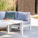 Loungebord Utomhus Eden Wood Ransvik Greige 77x138x55 cm Svensk Norrlandsfuru FSC