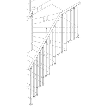 Utvändigt Räcke Dolle Classic III Bok Lackad