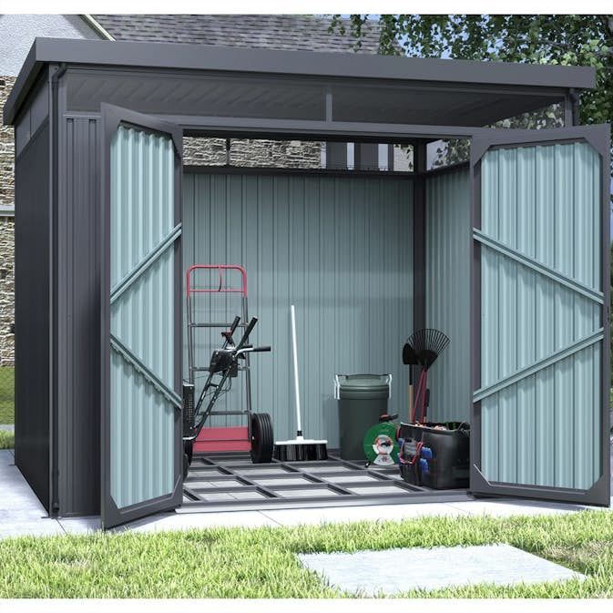 Växthus Metalcraft 24m² Stålram & Plastöverdrag