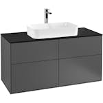 Tvättställsskåp Villeroy & Boch Finion med 4 Lådor och Bänkskiva för Fristående Tvättställ