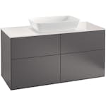 Tvättställsskåp Villeroy & Boch Finion med 4 Lådor och Bänkskiva för Fristående Tvättställ