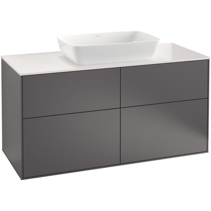 Tvättställsskåp Villeroy & Boch Finion med 4 Lådor och Bänkskiva för Fristående Tvättställ