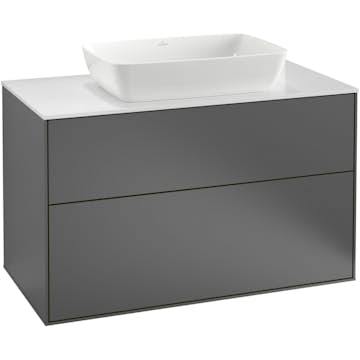 Tvättställsskåp Villeroy & Boch Finion med 2 Lådor och Bänkskiva för Fristående Tvättställ från Artis & Collaro