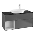 Tvättställsskåp Villeroy & Boch Finion med 3 Lådor Hylla och Bänkskiva för Fristående Tvättställ från Artis & Collaro