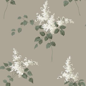Tapet Boråstapeter Falsterbo III Lilacs 7667 EasyUp, Mönstrad Brun