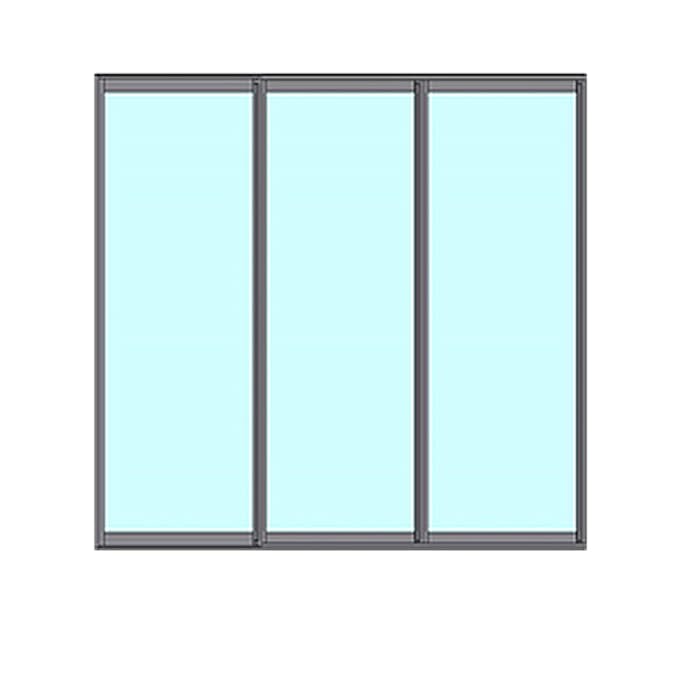 Fast Väggparti Novoroom Ultra+ 3-Delat