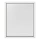 Fast Fönster Outline 3-Glas Aluminium