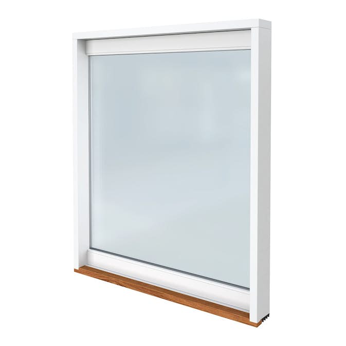 Fast Sidoljus Svenska Fönster Trä Rund Profil