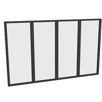 Fast Väggparti Landskap Robust Året runt 4-del