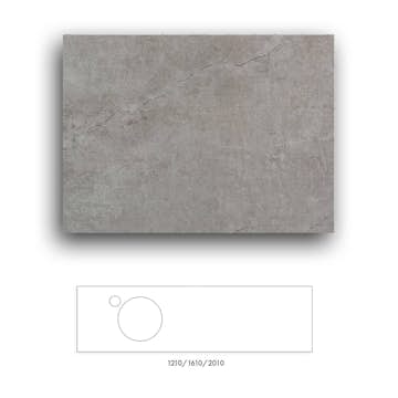 Bänkskiva Macro Design Crown+ Dekton  2010 till Tvättställsskåp Crown