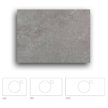 Bänkskiva Macro Design Crown+ Dekton 810 till Tvättställsskåp Crown