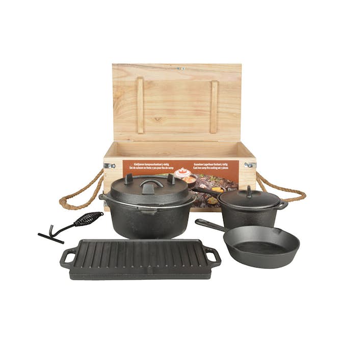 Grytset Esschert Design Gjutjärn 7-pack