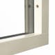 Fast Fönster Outline 3-Glas Aluminium
