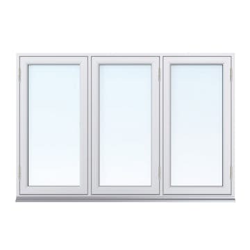 Sidohängt Fönster Svenska Fönster Svanenmärkt 3-Luft Aluminiumbeklätt Trä 3-Glas