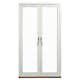Parfönsterdörr Outline Helglasad 3-Glas Aluminium